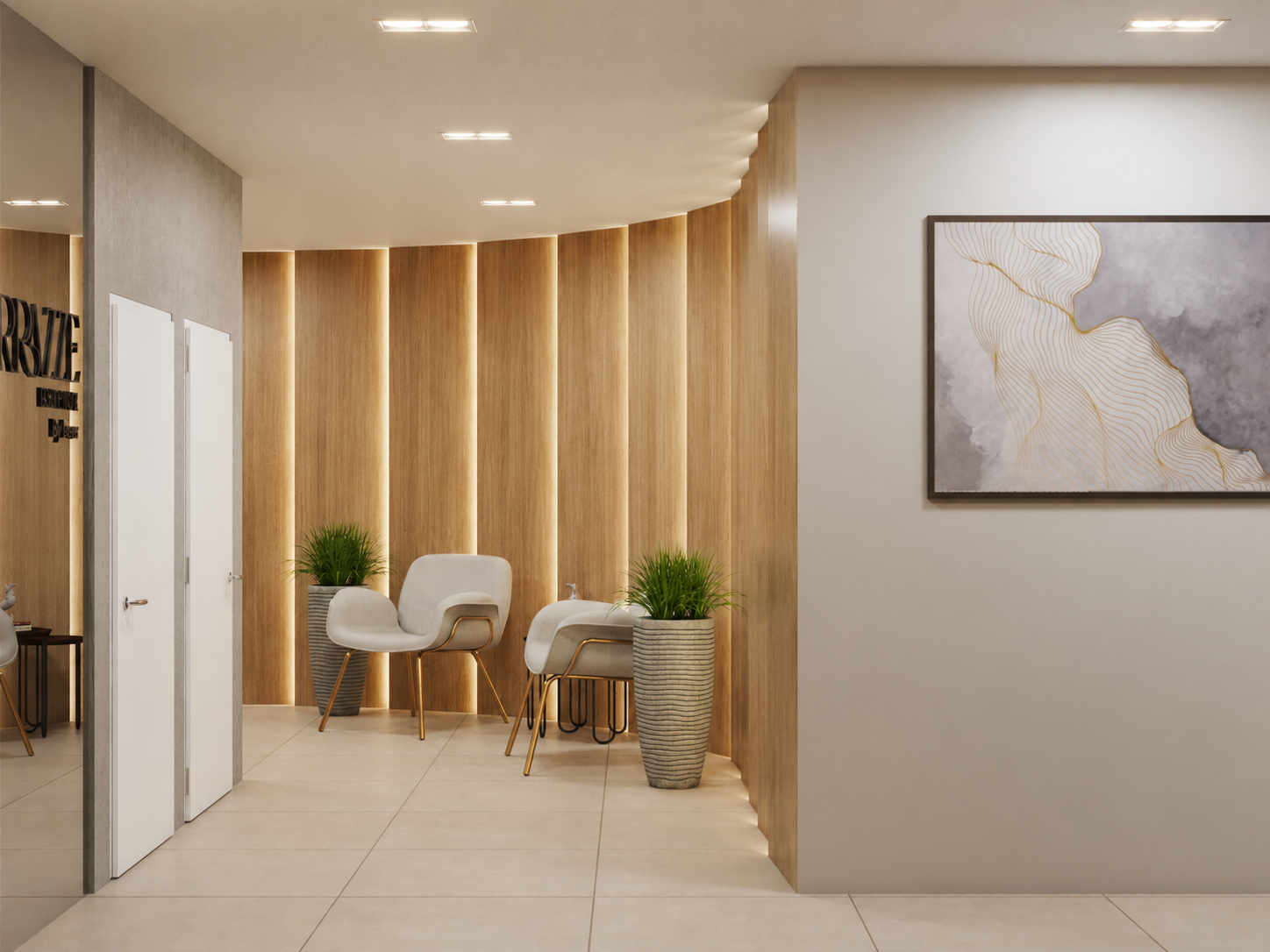 Hall residencial do Terrazze
