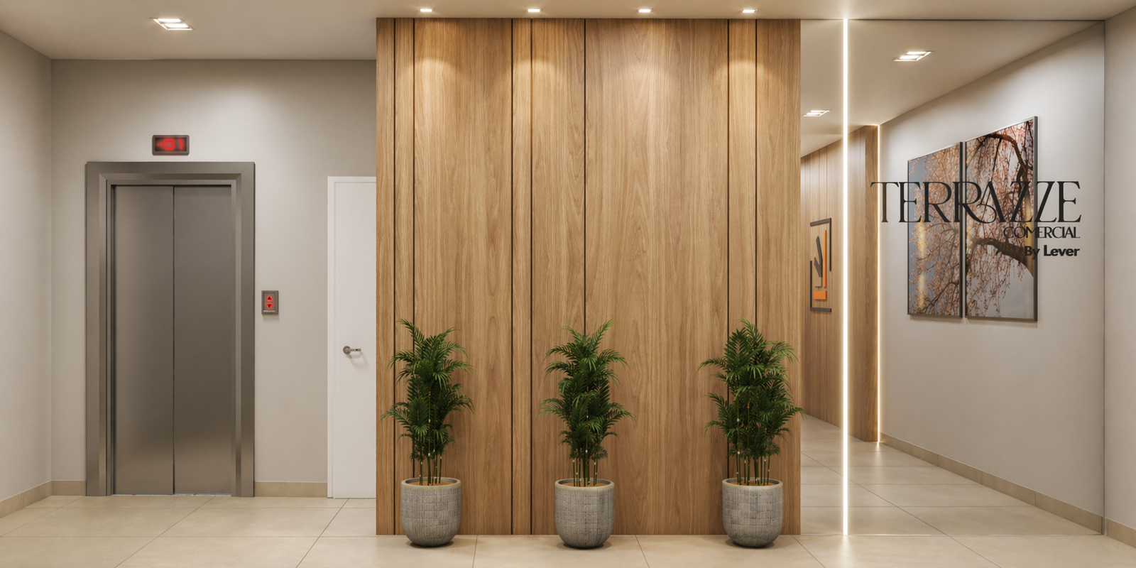 Hall comercial do Terrazze